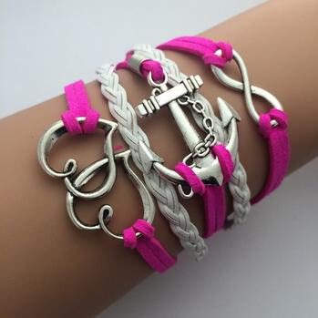 hartjes anker roze