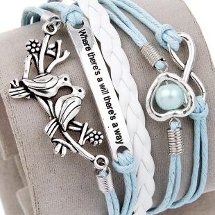 turquoise met duif